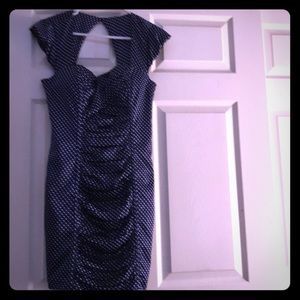 Pin Up Style Sexy Polka dot GUESS dress! Size 10